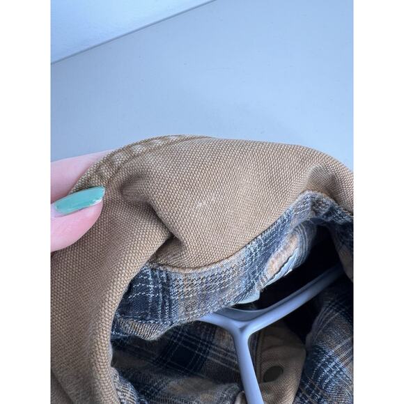 Carhartt Youth Kids Snap Button Jacket Brown Size Small - Picture 8 of 12